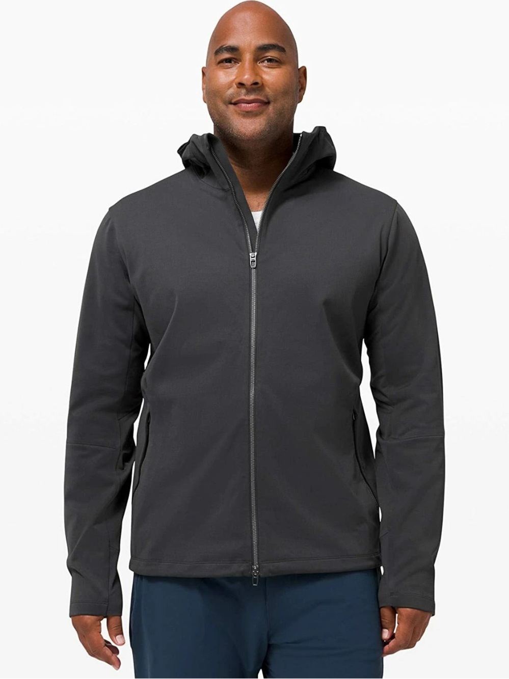Men's Lululemon Fleece
Back Soft Shell Jacket Coat
Large L Men Color Gray
